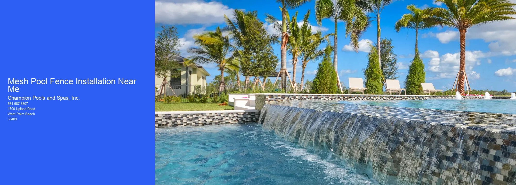Mesh Pool Fence Installation Near Me